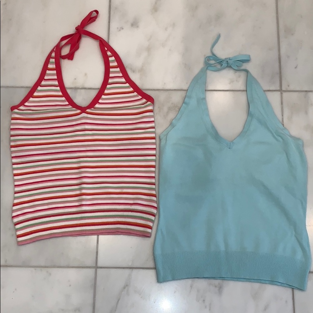SOLD OUT🌸Gap Halter tops cotton spandex stretchy